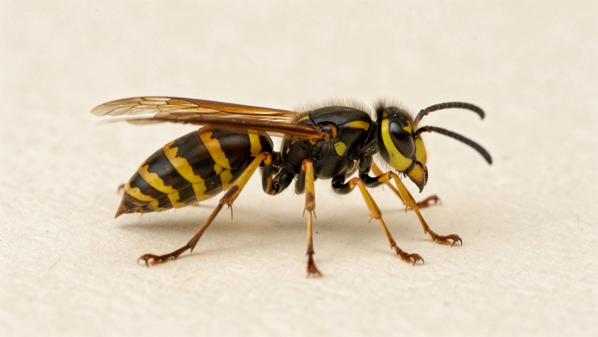 Yellowjacket (Vespula alascensis) specimen photo — The Wild Pest field guide